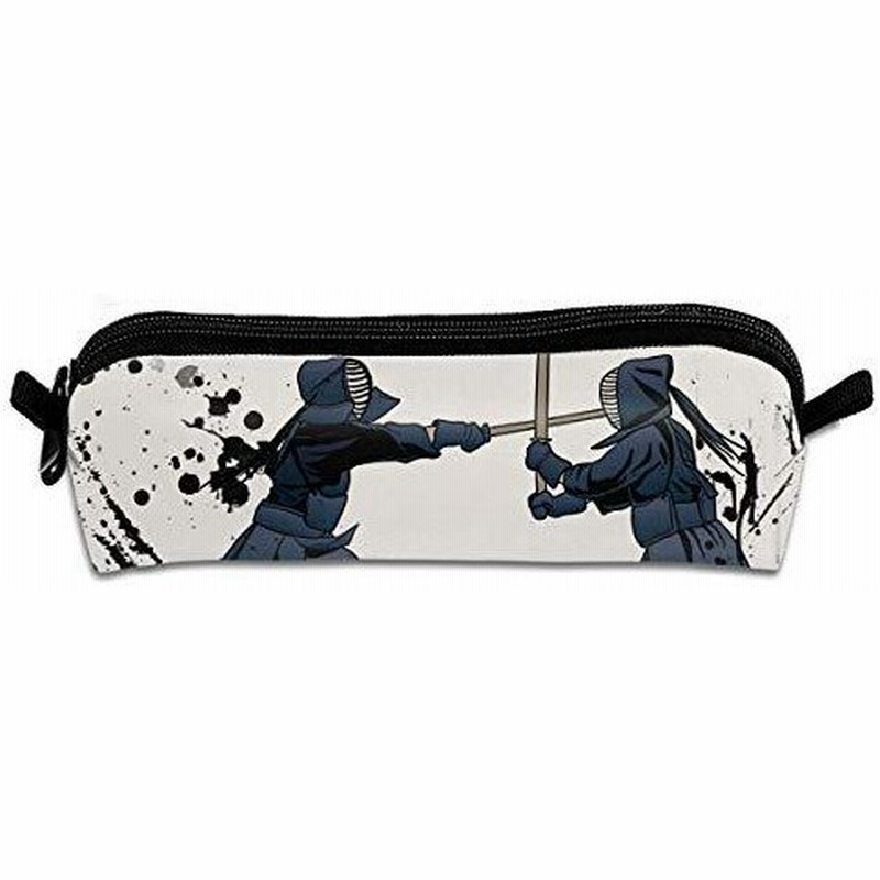 ペンケース ペンポーチ 剣道 水墨 日本 和風 男子 女子 おしゃれ かわいい 大容量 ポリエステル 筆箱 化粧ポー 通販 Lineポイント最大get Lineショッピング