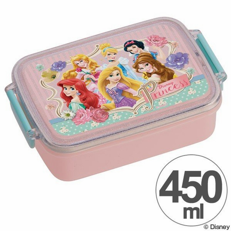 お弁当箱 角型 ディズニープリンセス 450ml 子供用 キャラクター タイトランチボックス 食洗機対応 弁当箱 通販 Lineポイント最大0 5 Get Lineショッピング