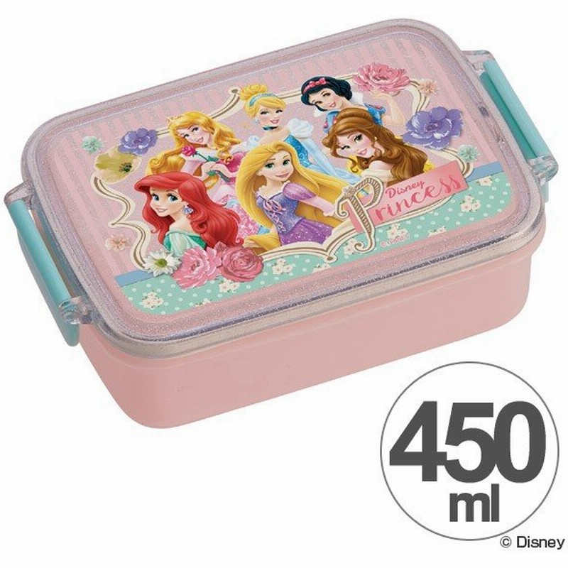 お弁当箱 角型 ディズニープリンセス 450ml 子供用 キャラクター タイトランチボックス 食洗機対応 弁当箱 通販 Lineポイント最大0 5 Get Lineショッピング