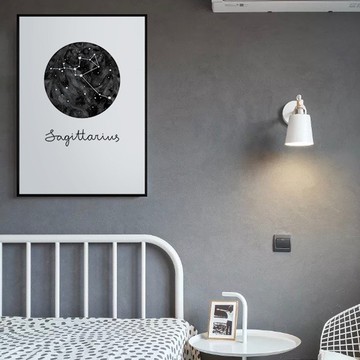 射手座 Sagittarius-咖啡廳掛畫/十二星座/床頭畫/星際/工作室