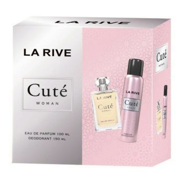 LA RIVE Cute蜜糖梔子香氛禮盒組(100ml+噴霧150ml)/香檸檬/柑橘/梔子花/天竺葵/琥珀/雪木/檀木