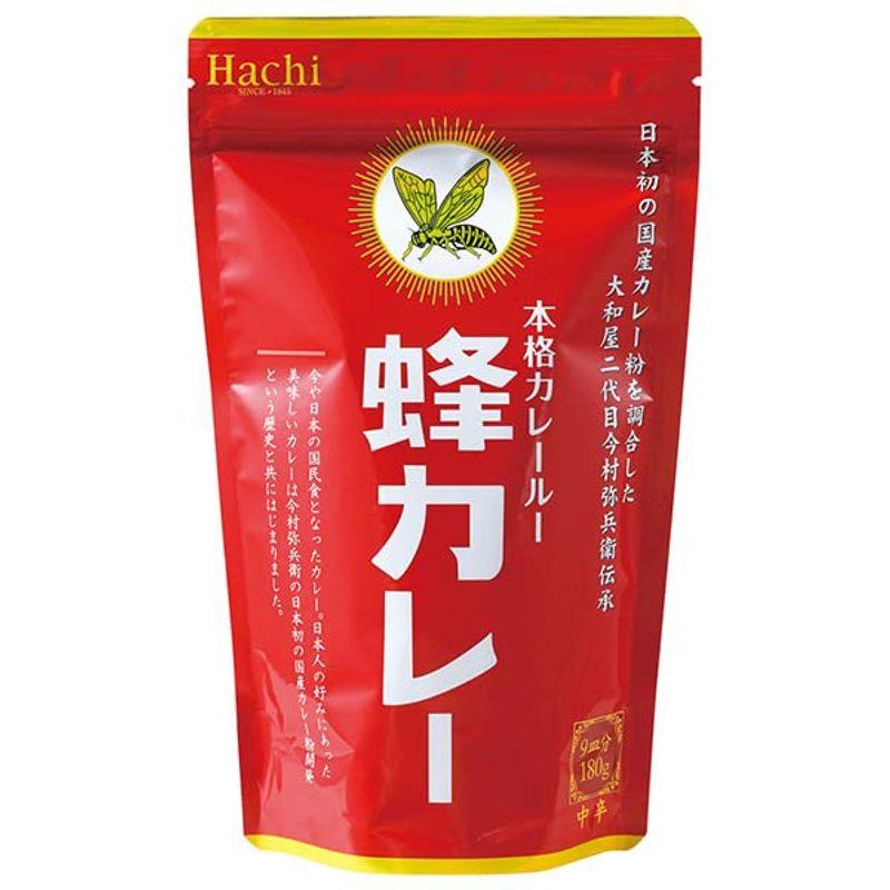 ハチ食品 蜂カレー カレールー中辛 180g×12個入×(2ケース)