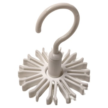 MIKA HOUSE 橘之屋 領帶收納夾 Set 5個 ABS耐衝擊  白色