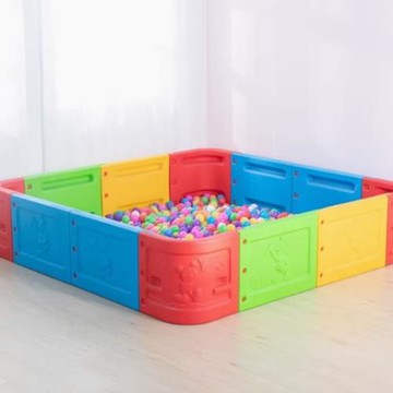 幼兒園海洋球池圍欄室內游戲圍欄大型塑料沙池加厚兒童游樂場護欄