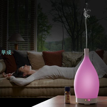 出口超聲波透明陶瓷精油香薰機靜音加濕器插入式香薰燈香薰