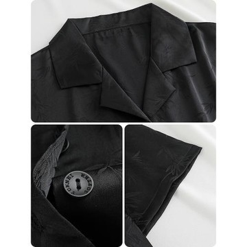 帶胸墊睡衣女冰絲綢三件套夏季短袖一體甜美高級感薄款夏天家居服