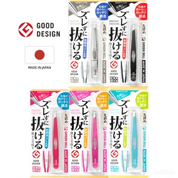 日本綠鐘GT不鏽鋼斜口毛拔