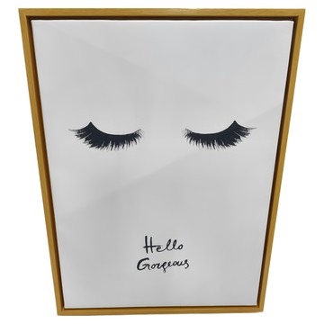 閉月羞花 PS環保樹脂框 油畫布 松木內框 室內使用  40 x 30cm  木色