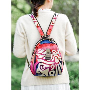 閻雙雙肩包2025年新款簡約百搭帆布包休閑胸包牛津布迷你小包背包