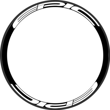 EPIC公路車輪組碳刀圈輪圈反光改色防水貼紙自行車輪閃電