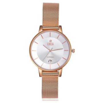 ERICA 米蘭不鏽鋼腕錶-玫瑰金(ER-18-GLW)