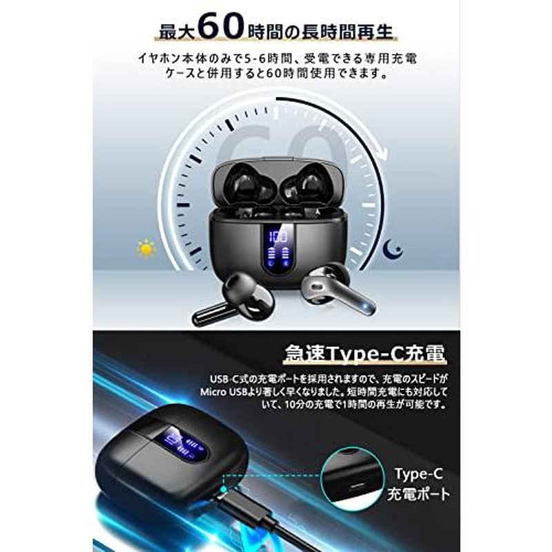 2023新設計 Bluetooth5.3技術 蓋を開けたら接続】bluetooth