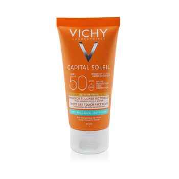 Vichy 薇姿 Capital Soleil 啞光BB潤色面霜SPF50（耐水） 50ml/1.69oz-臉部防曬及古銅粉