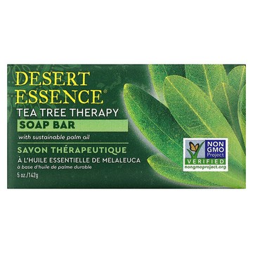 Desert Essence, 茶樹護理塊皂，5 盎司（142 克）