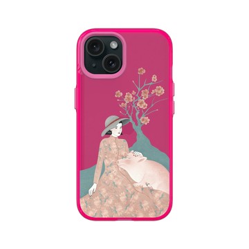 iPhone 15 Clear 粉漾桃 - 欣蒂小姐 Miss Cyndi - 靈獸 / 吾與紅櫻