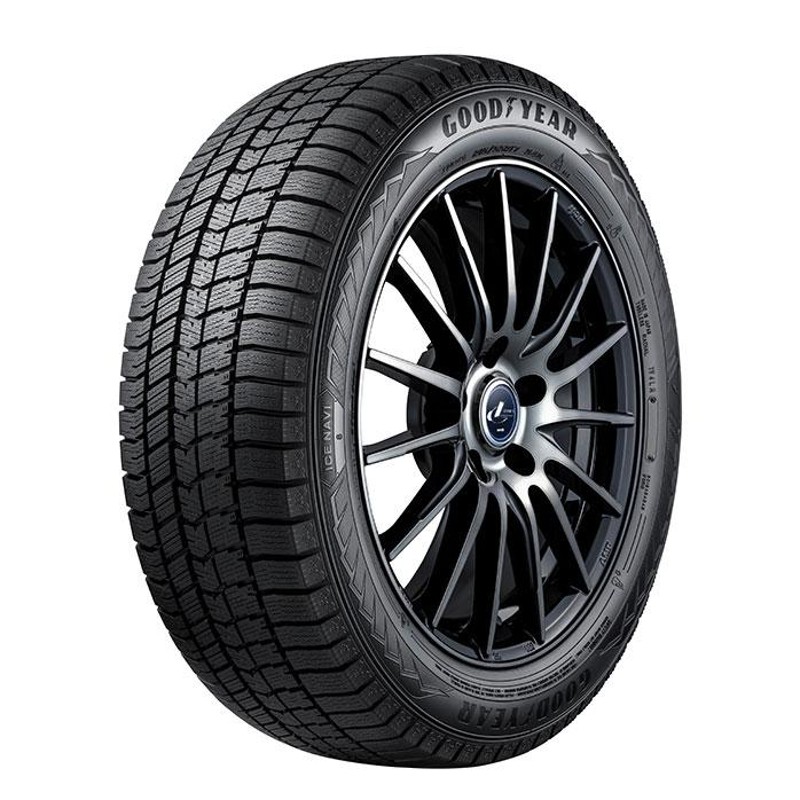 215/55R17 スタッドレスタイヤホイールセット ヤリスクロス etc (GOODYEAR ICENAVI8 u0026 LEONIS NAVIA07  5穴 114.3) | LINEショッピング