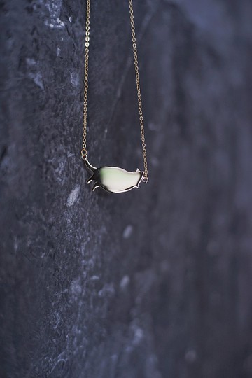 摸摸頭情侶喵喵 鍍16K金銅鏈