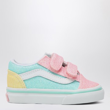 Old Skool pink/blue/yellow glitter Sneaker