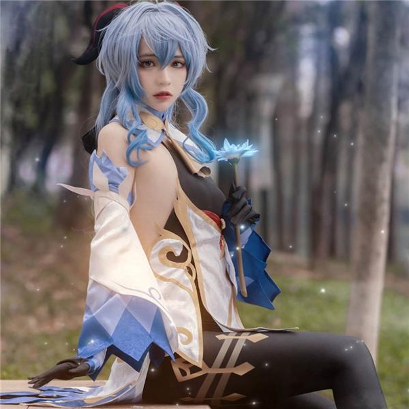 原神　甘雨　コスプレ一式 Amazon.co.jp: 【COSPLEE】原神 甘雨 コスプレ衣装 フルセット