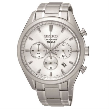 seiko SK037 CS系列 8T63-00C0S(SSB221P1)日系紳士計時腕錶/白面42mm｜樂天全館特惠中★指定刷卡回饋10%