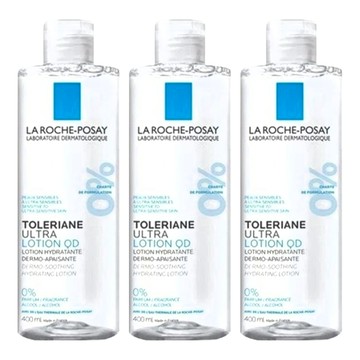 LA ROCHE POSAY 理膚寶水 台灣公司貨 多容安舒緩保濕化妝水  400ml  3瓶