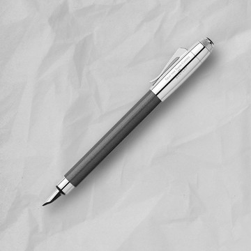 【Graf von Faber-Castell】賓利聯名系列鋼筆-銀鎢 EF尖 VIP刻字