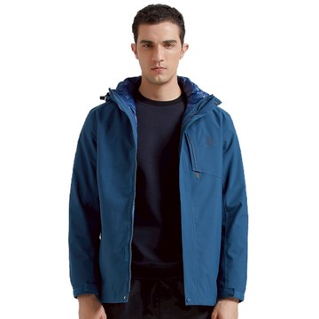 12145119男款羽絨兩件式外套～90/10白鴨絨 防風防水保暖三合一衝鋒外套