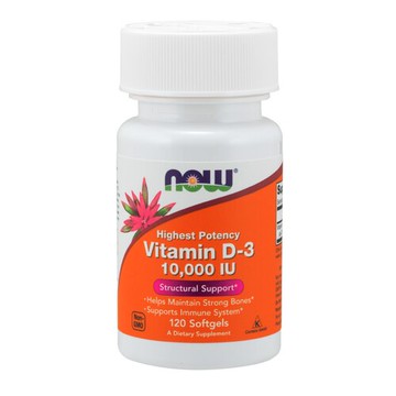 NOW Foods Vitamin D-3 10000 IU - 120 Softgels