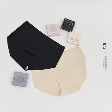 BAi白媽媽 無痕內褲／涼感冰絲三角褲L-XL號－【346054】