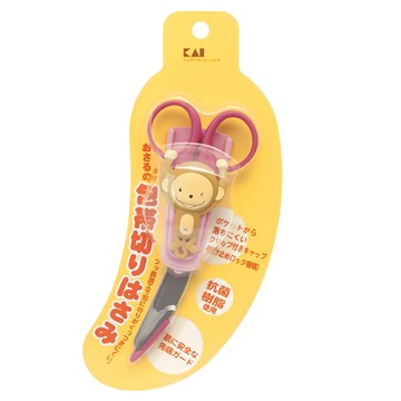 KAI 貝印 猴子事務剪  粉色  1支