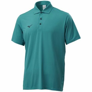 MIZUNO 美津濃 短袖上衣 男 POLO衫 吸濕排汗 綠 32TAD01633