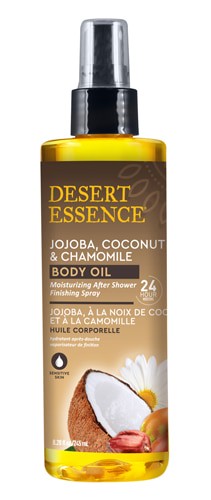 Desert Essence Jojoba, Coconut & Chamomile Body Oil 8.28 fl oz