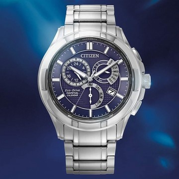 CITIZEN 星辰 光動能萬年曆手錶 雙12購物節 送禮首選-42mm BL8160-58L