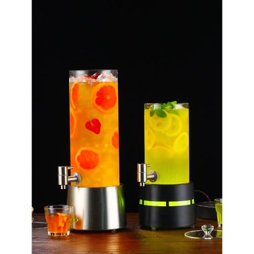 彩虹發光斗酒酒具發光酒炮雞尾酒桶酒吧3升可樂桶扎啤網紅扎啤桶