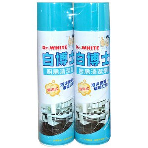 Dr. WHITE 白博士 廚房清潔劑 泡沫式 500g (1+1)/組【康鄰超市】
