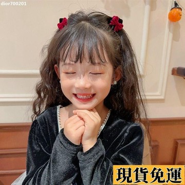 【🚚低價🚚】 台灣限時熱賣 兒童公主頭小抓夾兒童劉海夾前額發夾女孩植絨不傷發新款發卡頭飾