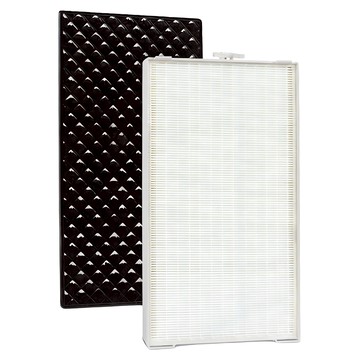 PUREBURG 淨博 高效HEPA微粒濾網 + 顆粒狀活性碳除臭濾網 適用 Amway 安麗/逸新 SKY Atmosphere 第三代空氣清淨機  1套  SKY-01