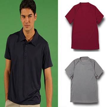 【法緹客】男款涼感機能POLO衫+高領衫+圓領衫3件組(2L)