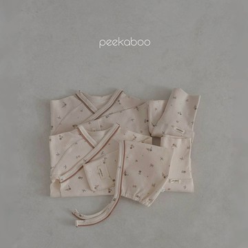 peekaboo 天使花境新生兒套裝｜寶寶套裝 寶寶衣服 嬰兒衣服 寶寶帽子 彌月禮物 韓國童裝