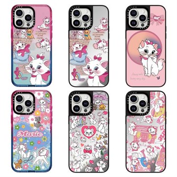 CASE聯名粉色瑪麗貓合集明星同款MagSafe適用蘋果iPhone16promax手機殼網紅15防摔14pro磁吸13保護套12高級感