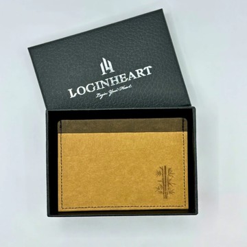 LOGINHEART｜開運竹_沙漠棕咖 全防護屏蔽感應卡夾 名片夾 5卡層皆受屏蔽 防盜刷 防消磁 台灣製造