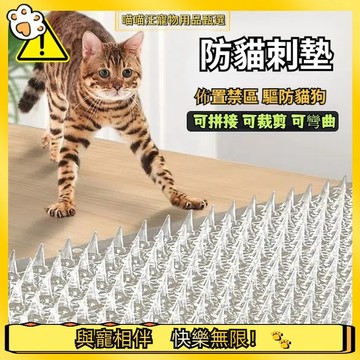【喵喵汪甄選】🐱防貓墊34*43cm 防貓網 貓刺墊  防貓刺釘 防貓刺墊 防貓上床 隔離驅貓 安全不傷貓