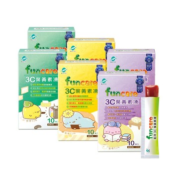 funcare 3C葉黃素凍-果凍三兄妹全家最愛組(60包入)