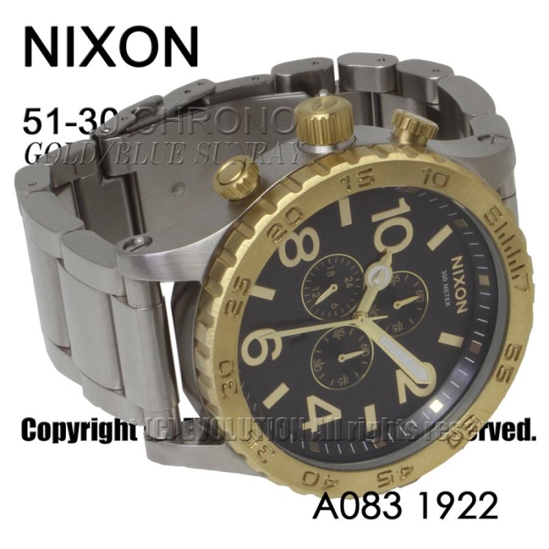 ニクソン] NIXON 腕時計 51-30 CHRONO: GOLD/BLUE SUNRAY A083-1922-00 メンズ [並行輸入品] |  LINEブランドカタログ