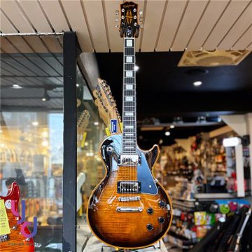 Gibson Epiphone Les Paul Custom Widow 電吉他 橘色 大虎紋 搖滾代表