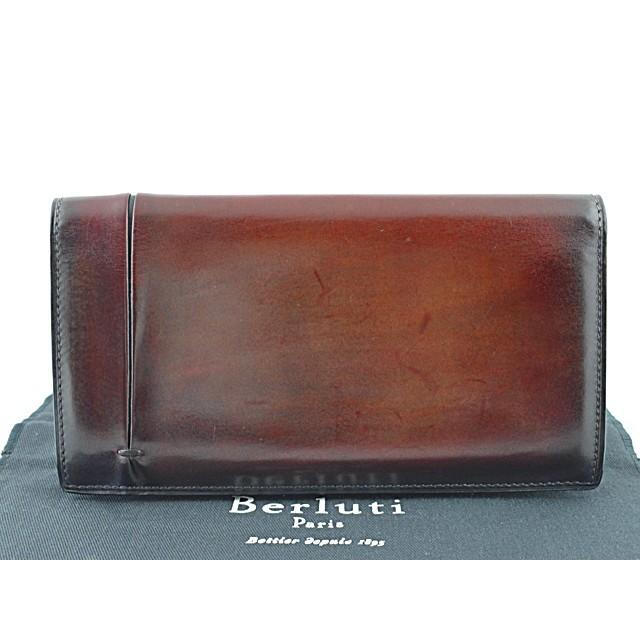 Berluti EBENE Gaspard Leather Wallet - 折り財布