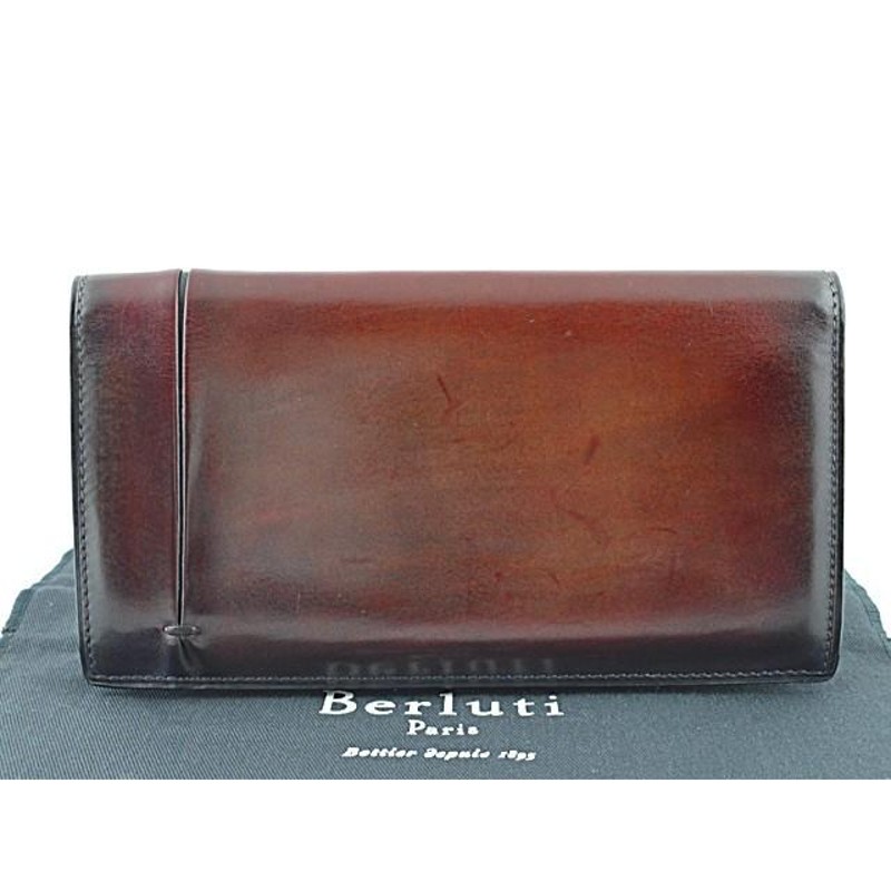 Berluti EBENE Gaspard Leather Walletメンズ