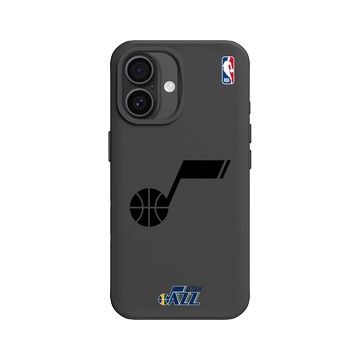 iPhone 16 SolidX 黑 - NBA - B&W-猶他爵士 Utah Jazz B&W - Dark