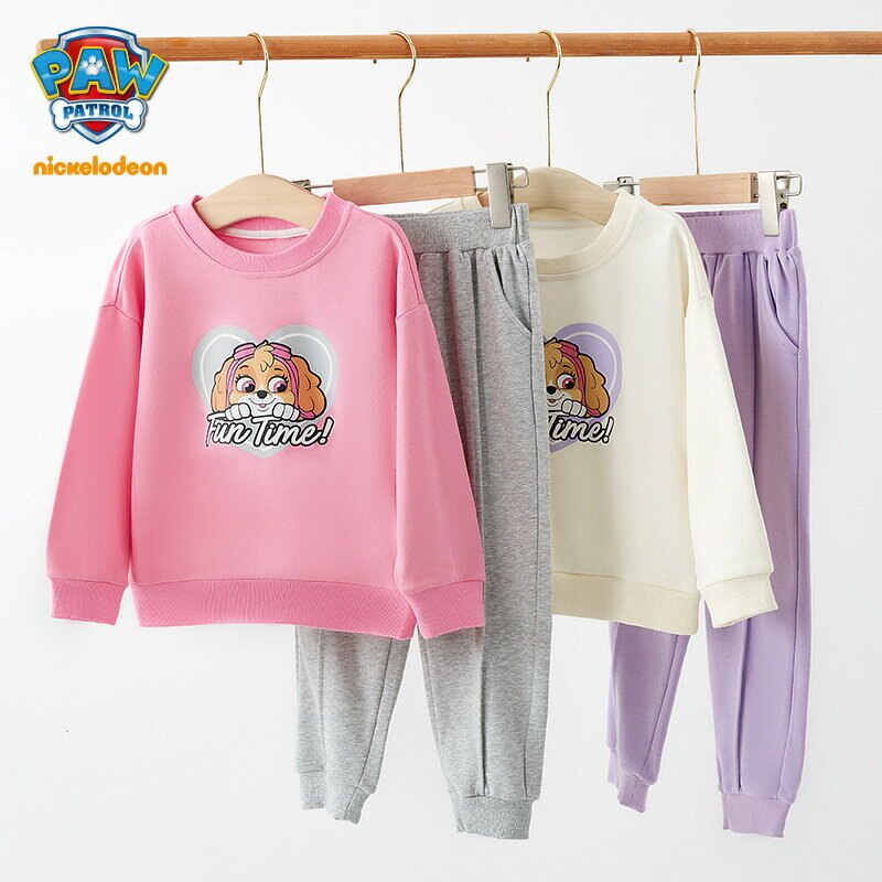 PAWPATROL汪汪隊立大功 女童套裝 長袖長褲2件 簡約寬鬆衛衣★童裝★樂天親子