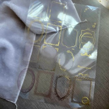 便箋PET立體燙金貼紙組(共32張)